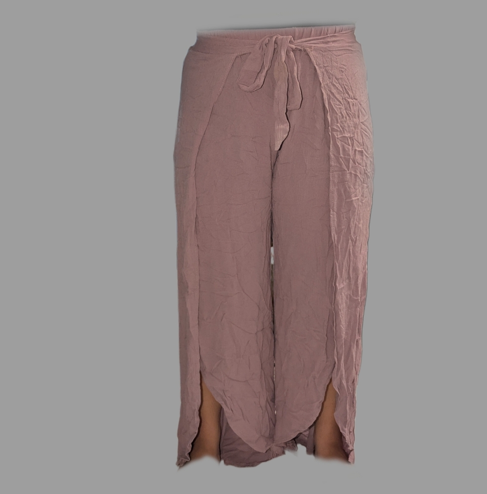 Plum Wrap Pants